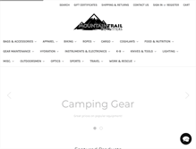 Tablet Screenshot of mountaintrailoutfitters.com
